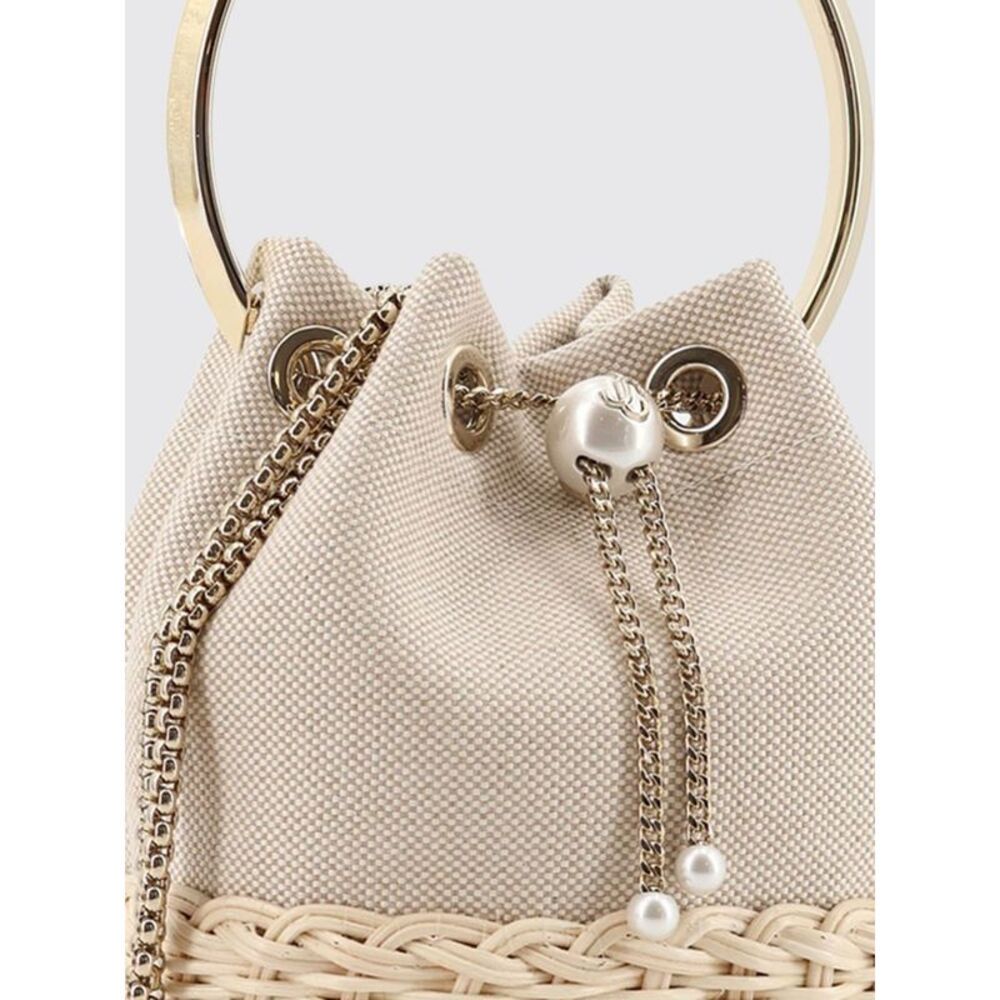 Jimmy Choo Mini Bag Woman Beige - Picture 3 of 4